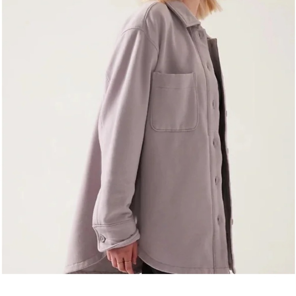 Athleta Retroplush shirt jacket 2X - Picture 3 of 6